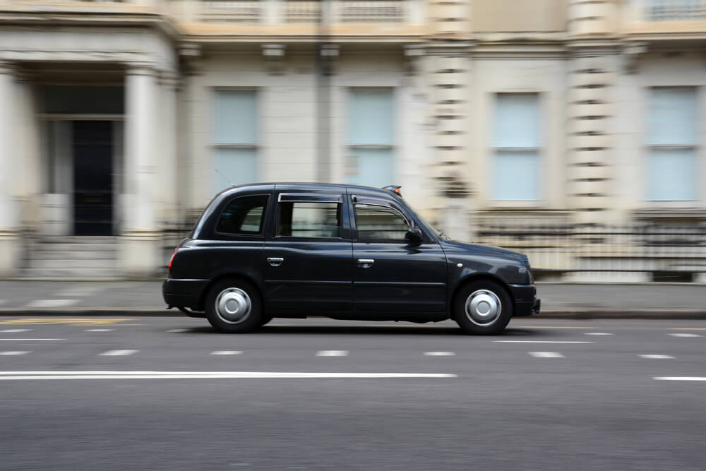 Black London Taxi Cab